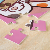 Katzenleder Teeblätter Kawaii Neko Pullover Puzzle (Seite)