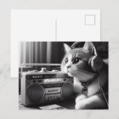 Katzenledermusik Postkarte (Vorne/Hinten)