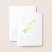 Katzenleere Inside Foil Note Card Folienkarte (Rückseite mit Umschlag)