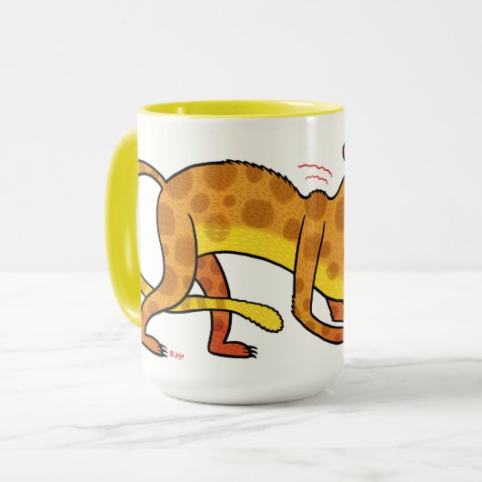 Katzenleopard Tasse (Vorderseite Links)