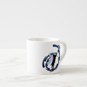 Katzenleuchter Espressotasse (Vorderseite Rechts)