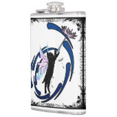 Katzenleuchter Flachmann (Links)