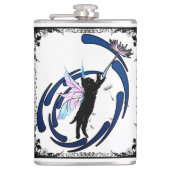 Katzenleuchter Flachmann (Vorderseite)