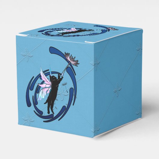 Katzenleuchter Geschenkschachtel (Vorderseite)