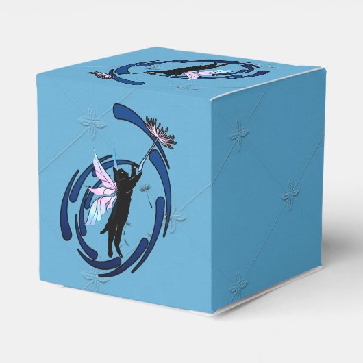 Katzenleuchter Geschenkschachtel (Rückseite)