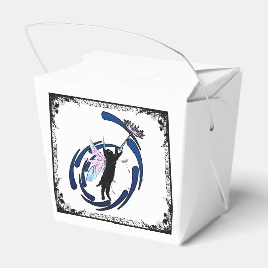 Katzenleuchter Geschenkschachtel (Rückseite)