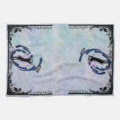 Katzenleuchter Geschirrtuch (Horizontal)