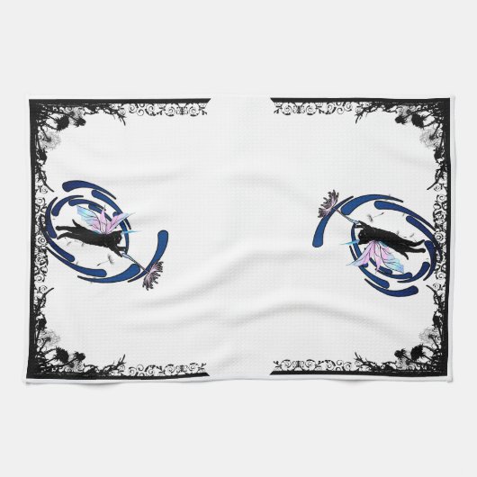 Katzenleuchter Handtuch (Horizontal)