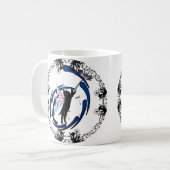 Katzenleuchter Kaffeetasse (Vorderseite Links)