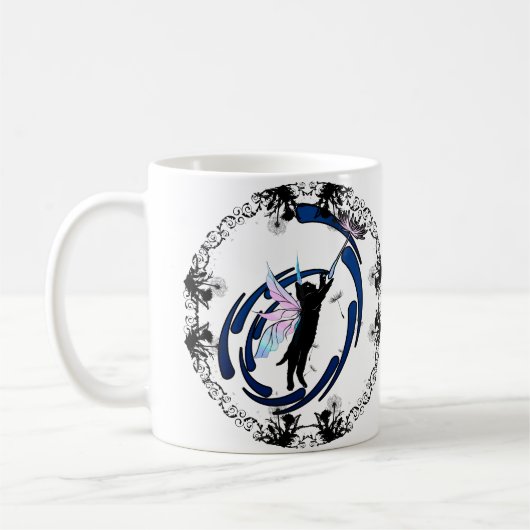 Katzenleuchter Kaffeetasse (Links)