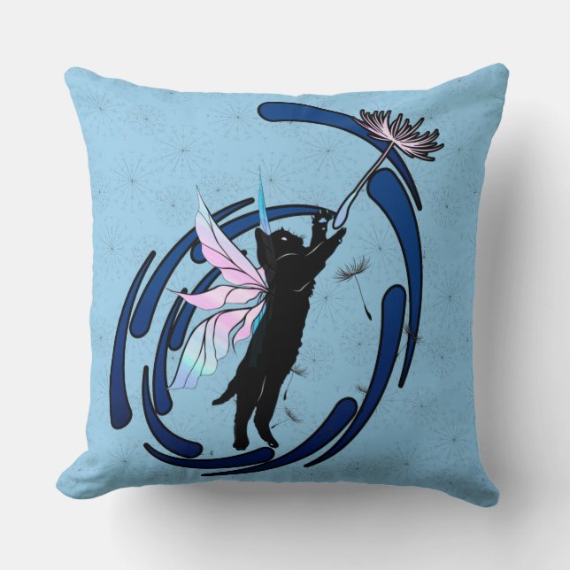 Katzenleuchter Kissen (Vorderseite)