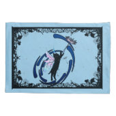 Katzenleuchter Kissenbezug (Rückseite-Links)