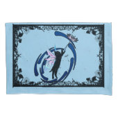 Katzenleuchter Kissenbezug (Vorderseite-Links)