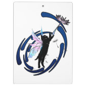 Katzenleuchter Klemmbrett (Rückseite)