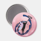 Katzenleuchter Magnet (Vorderseite/Rückseite)