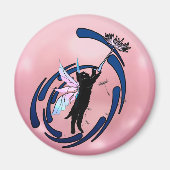 Katzenleuchter Magnet (Vorne)