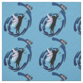 Katzenleuchter Stoff (Muster)