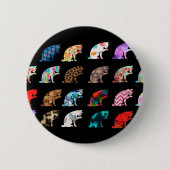 Katzenlickmuster Button (Vorderseite)