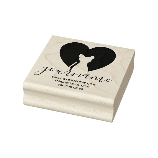 Katzenliebe Gummistempel (Stempel)