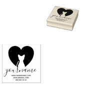 Katzenliebe Gummistempel (Stempel)