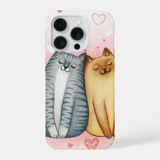 Katzenliebe iPhone Hülle (Rückseite)