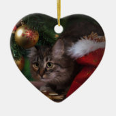 Katzenliebe Keramikornament (Vorne)