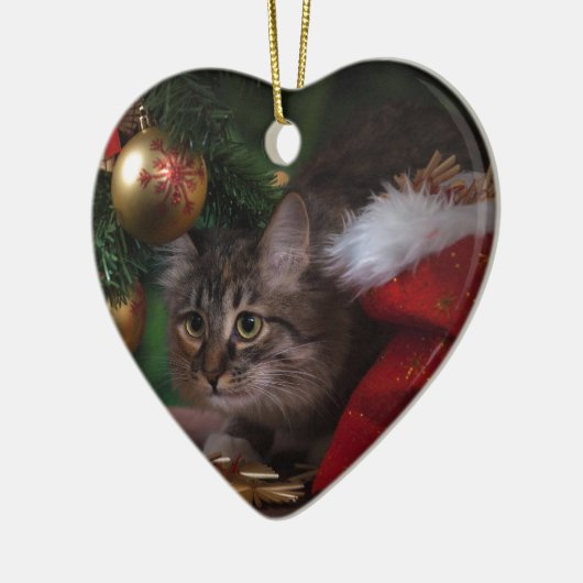 Katzenliebe Keramikornament (Links)