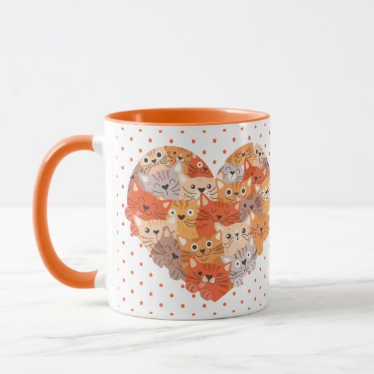 Katzenliebe Tasse (Links)