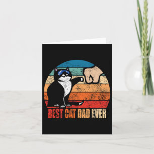 Katzenliebender Daddy Vatertag Geschenk Männer Kei Karte