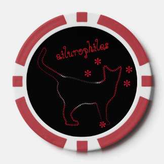 Katzenliebhaber Ailurophile Pokerchips