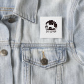 Katzenliebhaber Button (Beispiel)