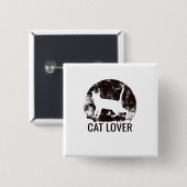 Katzenliebhaber Button (Vorne & Hinten)