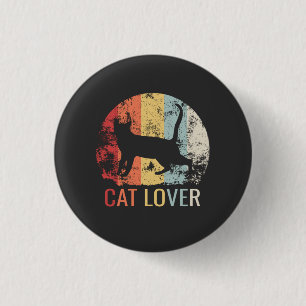 Katzenliebhaber-Button Button