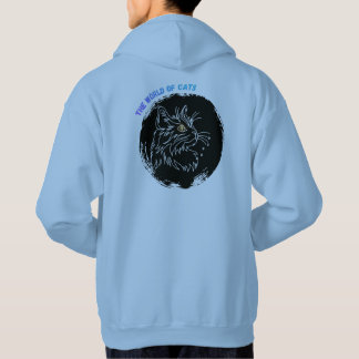Katzenliebhaber-Design zum Ausschneiden Hoodie