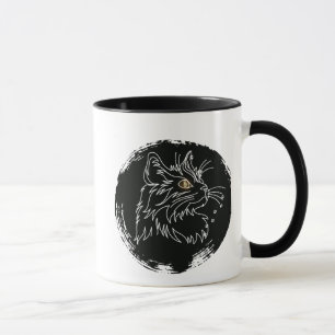 Katzenliebhaber-Design zum Ausschneiden Tasse