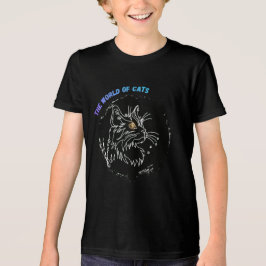 Katzenliebhaber-Design zum Ausschneiden Tri-Blend Shirt