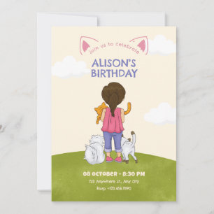 Katzenliebhaber Geburtstag Einladung
