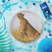 Katzenliebhaber Gepard Foto Pappteller (Party)