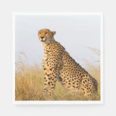 Katzenliebhaber Gepard Foto Serviette (Vorderseite)