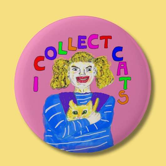 Katzenliebhaber Geschenk Kätzchen retten neues Hau Button