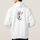 Katzenliebhaber Hoodie (Rückseite)