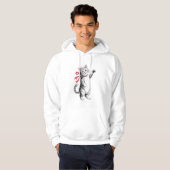 Katzenliebhaber Hoodie (Vorne ganz)