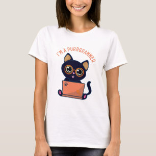 Katzenliebhaber Ich bin ein Purrgrammer-Programmie T-Shirt