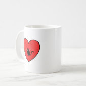 Katzenliebhaber Kaffeetasse (Vorderseite Links)