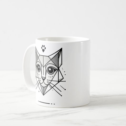 Katzenliebhaber Kaffeetasse (Vorderseite Links)