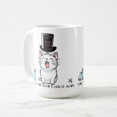 Katzenliebhaber Kaffeetasse (Vorderseite Links)