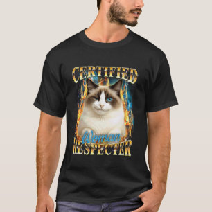 Katzenliebhaber Katzen Meme Katzenmutter Katzenvat T-Shirt