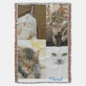 Katzenliebhaber Knochenblanken Decke (Vorderseite Vertikal)