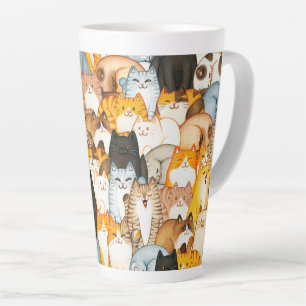 Katzenliebhaber Latte-Tasse Milchtasse