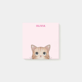 Katzenliebhaber Liebhaber von süßen Kätzchen, die  Post-it Klebezettel